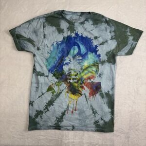 Bravado Jimi Hendrix Green Dyed Short Sleeve band Shirt Men's Large
